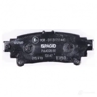 Тормозные колодки дисковые, комплект HELLA 8DB 355 020-001 8841D1391 29965 25 525 - Изображение 3