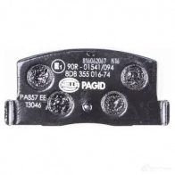 Тормозные колодки дисковые, комплект HELLA 21 759 21760 8DB 355 016-741 29649 - Изображение 3