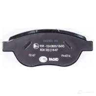 Тормозные колодки дисковые, комплект HELLA 8749D1541 23 600 29855 8DB 355 018-871 - Изображение 3