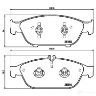 Тормозные колодки, комплект HELLA 30027 251 58 25590 8db355020681 - Изображение 4