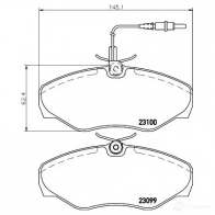 Тормозные колодки дисковые, комплект HELLA 230 99 8DB 355 018-501 29820 23100