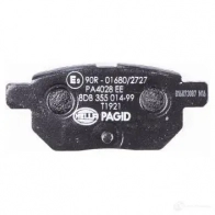 Тормозные колодки, комплект HELLA 29476 2501 6 25017 8db355014991 - Изображение 3