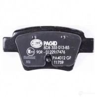 Тормозные колодки, комплект HELLA 29363 247 37 8db355013851 T1759 - Изображение 3