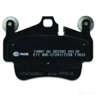 Тормозные колодки, комплект HELLA 7894D1135 24 049 29252 8db355012721 - Изображение 3
