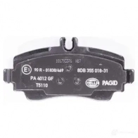 Тормозные колодки дисковые, комплект HELLA 29803 2307 0 T5110 8DB 355 018-311 - Изображение 3