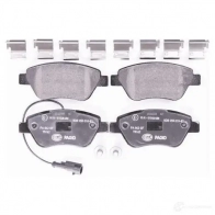 Тормозные колодки дисковые, комплект HELLA 29850 8DB 355 018-821 23706 23 705 - Изображение 2
