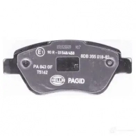 Тормозные колодки дисковые, комплект HELLA 29850 8DB 355 018-821 23706 23 705 - Изображение 3