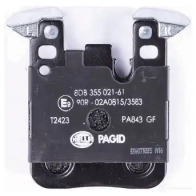 Тормозные колодки, комплект HELLA 30105 8885D1656 8db355021611 25 029 - Изображение 3