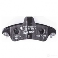 Тормозные колодки, комплект HELLA T1536 8db355012191 29203 2341 0 - Изображение 3
