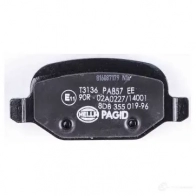 Тормозные колодки дисковые, комплект HELLA 8DB 355 019-961 25237 29961 2351 7 - Изображение 3