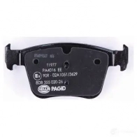 Тормозные колодки дисковые, комплект HELLA 25011 8DB 355 020-261 29989 250 09 - Изображение 3