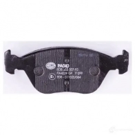 Тормозные колодки, комплект HELLA 21637 8db355007931 216 36 28815 - Изображение 3