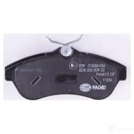Тормозные колодки, комплект HELLA 2 3409 T1236 28934 8db355009321 - Изображение 3