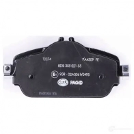 Тормозные колодки дисковые, комплект HELLA 30099 2203 1 8DB 355 021-551 22032 - Изображение 3