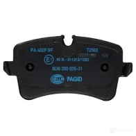 Тормозные колодки дисковые, комплект HELLA 8DB 355 025-311 25214 1193335415 2460 6 - Изображение 2