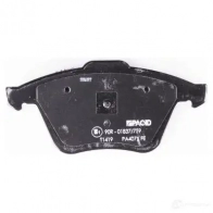 Тормозные колодки дисковые, комплект HELLA 8DB 355 011-051 29098 240 02 24003 - Изображение 3
