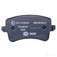 Тормозные колодки дисковые, комплект HELLA 2 4606 1193335431 T2639 8DB 355 025-391 - Изображение 3