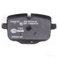 Тормозные колодки дисковые, комплект HELLA 24 703 8DB 355 014-361 24704 29413 - Изображение 3