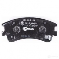 Тормозные колодки, комплект HELLA 240 46 8db355011141 29107 24047 - Изображение 3