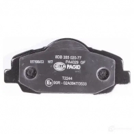 Тормозные колодки, комплект HELLA 30036 25251 2525 0 8db355020771 - Изображение 3
