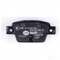 Тормозные колодки дисковые, комплект HELLA 8DB 355 020-181 237 14 25526 29981 - Изображение 3