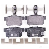 Тормозные колодки дисковые, комплект HELLA 8DB 355 015-611 217 19 21720 29537 - Изображение 2