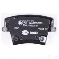 Тормозные колодки, комплект HELLA 222 09 7963D1057 8db355023101 30200 - Изображение 3