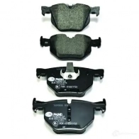 Тормозные колодки дисковые, комплект HELLA 8DB 355 013-941 29372 23732 234 47 - Изображение 2