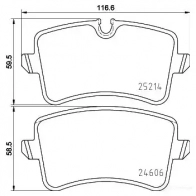 Тормозные колодки дисковые, комплект HELLA 2 4606 25214 29576 8DB 355 016-001 - Изображение 4