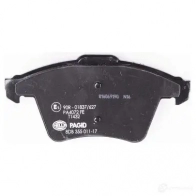 Тормозные колодки дисковые, комплект HELLA 8DB 355 011-171 23 746 23747 29110 - Изображение 3