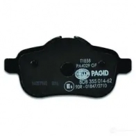 Тормозные колодки дисковые, комплект HELLA 245 59 24560 8DB 355 014-621 29439 - Изображение 3