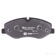 Тормозные колодки дисковые, комплект HELLA 30134 8DB 355 021-961 2 2062 T2414 - Изображение 3