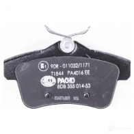 Тормозные колодки, комплект HELLA 249 22 29430 T1844 8db355014531 - Изображение 3