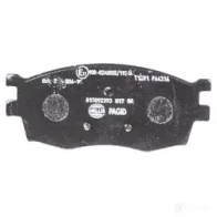 Тормозные колодки дисковые, комплект HELLA 2431 7 8DB 355 006-951 28726 24318 - Изображение 2