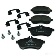 Тормозные колодки дисковые, комплект HELLA 8DB 355 012-581 243 06 8451D1340 29240 - Изображение 2