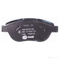 Тормозные колодки дисковые, комплект HELLA 8DB 355 015-381 250 94 T1988 29514 - Изображение 3