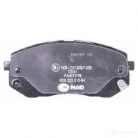 Тормозные колодки дисковые, комплект HELLA 8DB 355 015-841 25205 24 501 29560 - Изображение 3