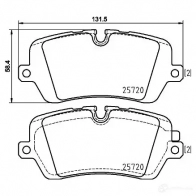 Тормозные колодки, комплект HELLA 2572 0 8919D1692 29996 8db355020361 - Изображение 4