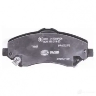Тормозные колодки, комплект HELLA 29401 24605 2 4604 8db355014231 - Изображение 3