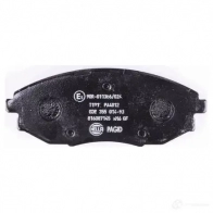 Тормозные колодки, комплект HELLA 8db355014931 29470 24865 2 4864 - Изображение 3