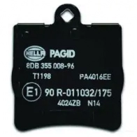 Тормозные колодки, комплект HELLA 28901 21 919 7647D779 8db355008961 - Изображение 3