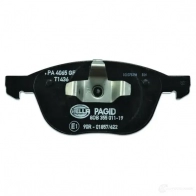 Тормозные колодки дисковые, комплект HELLA 8DB 355 011-191 23724 29112 2 3723 - Изображение 3