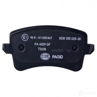 Тормозные колодки дисковые, комплект HELLA 8DB 355 025-381 1193335429 T2638 24 606 - Изображение 3