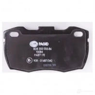 Тормозные колодки, комплект HELLA 7551D671 8db355005861 28618 2 1519 - Изображение 3