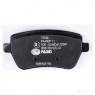 Тормозные колодки, комплект HELLA 8db355020471 25 071 30007 25072 - Изображение 3