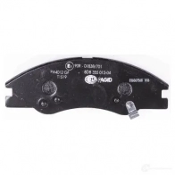 Тормозные колодки дисковые, комплект HELLA 8DB 355 012-041 29188 24219 2421 8 - Изображение 3