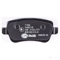 Тормозные колодки, комплект HELLA 8db355012411 29225 2434 8 T1606 - Изображение 3