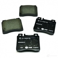 Тормозные колодки дисковые, комплект HELLA 8DB 355 007-551 28783 7440D561 2130 3 - Изображение 2