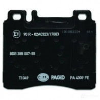 Тормозные колодки дисковые, комплект HELLA 8DB 355 007-551 28783 7440D561 2130 3 - Изображение 3