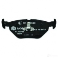 Тормозные колодки дисковые, комплект HELLA 8DB 355 009-051 2193 4 21935 28909 - Изображение 3
